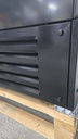 Полу - вертикална хладилна витрина VESTA 129 / 1290x800x1600mm , Plug in, R290, отворена с нощна щора