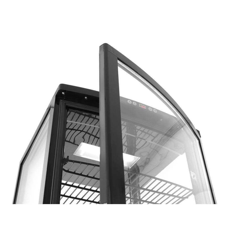 Хладилна витрина Hendi 2/8C, 290W 100л. ; 556x526x1913мм