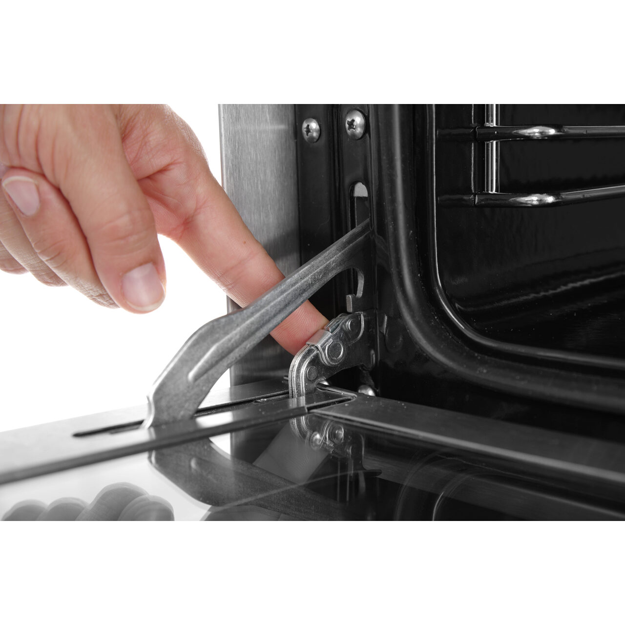 Конвекторна фурна с овлажняване Hendi H90S 4 тави ; регулируем термостат 50-300 gr C ; 595x595x570мм (с включени тави) 