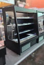 Полу - вертикална хладилна витрина ATHENA 125 / 1250x803x1565mm , Plug in, R290, отворена с нощна щора 