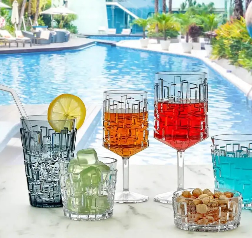 Чаша за коктейли от поликарбонат за басейни и мокри барове 200 мл