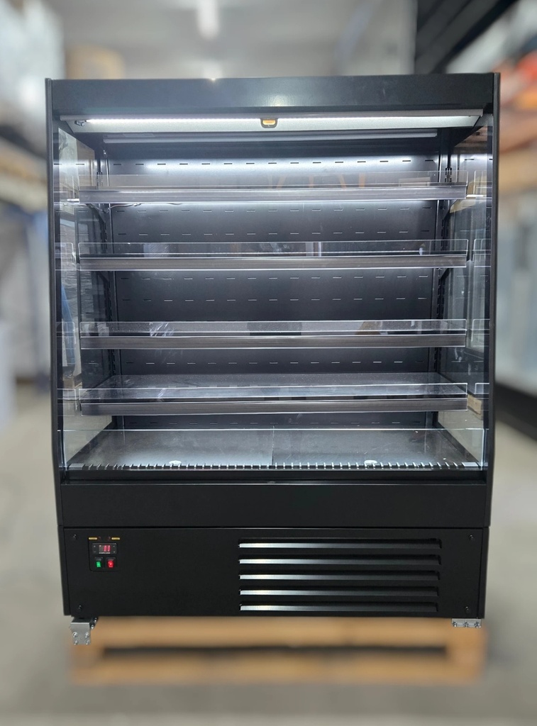 Semi-vertical refrigerated display case ATHENA 125 / 1250x803x1565mm, Plug in, R290, open with night blind