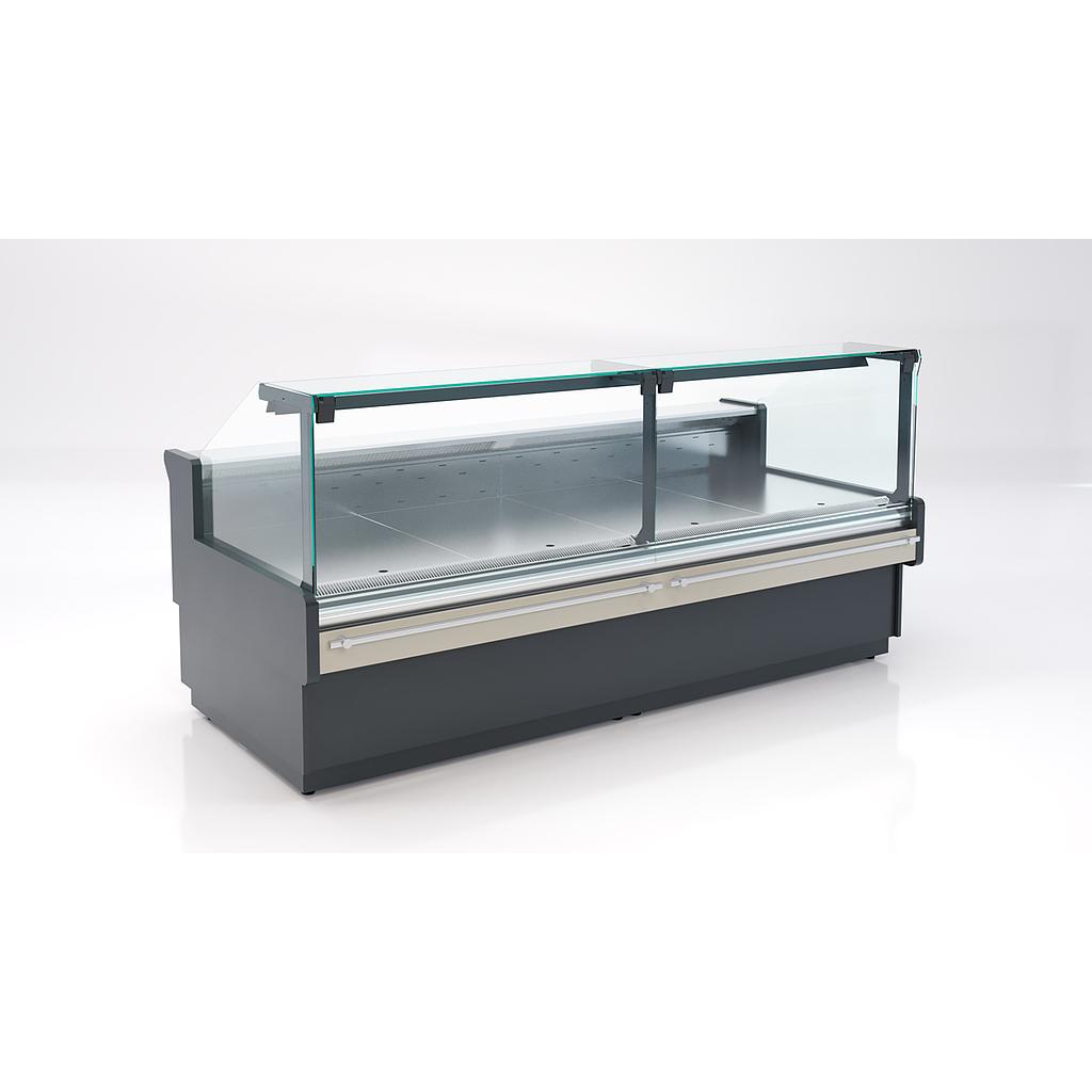 Щандова хладилна витрина BARBUDA M PLATINIUM 1875х1000х1200mm Plug-in, право челно стъкло, с депо, к-т страници
