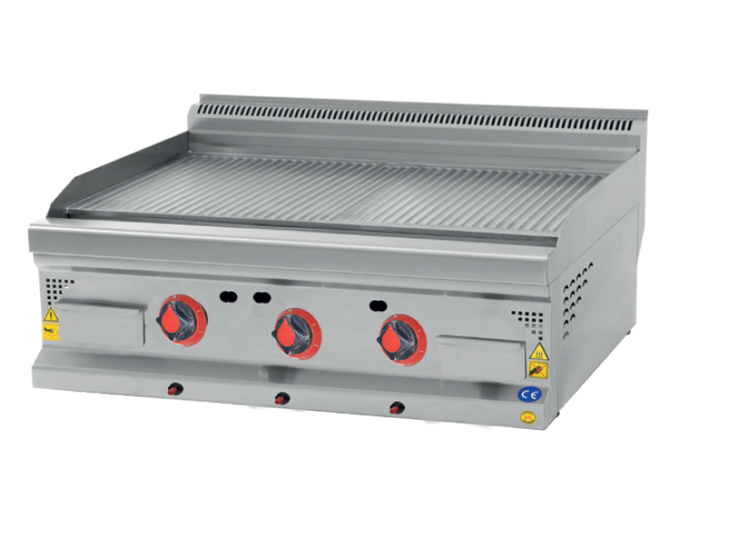 Grill plate type ribbed GAS