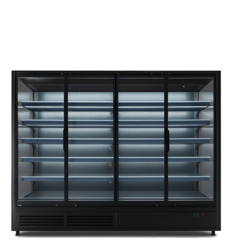 Крайстенна хладилна витрина Nicole LK25B / 2570x770x2000mm - Plug-in/ R290