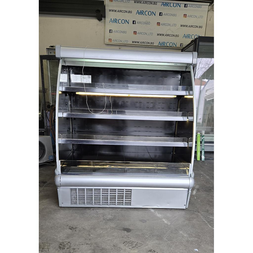 Semi-vertical Refrigerator Showcase Oscartielle ARGUS 135x875x1510mm, Plug-in