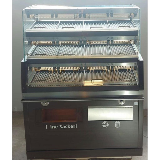 [PR/110130] Bread rack with glass doors 3x4, size 135x80x180