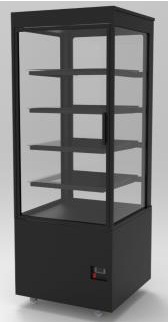 [Mtk.Kaimana.751] Топла вертикална витрина KAIMANA 751х751х2070мм, 60⁰C, 2.4kW/230Vза самообслужване с врати отпред и отзад