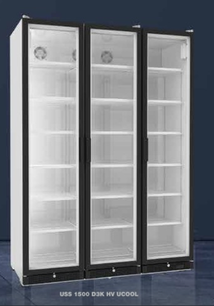 Хладилна витрина USS 1500 D3K HV UCOOL ; 1500x760x2137 мм ; 1552 л.