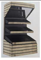 Стелаж с Дървена облицовка за Зеленчуци 1250х2250