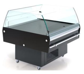 Island refrigerated display case Luzon, size 1050x937x940, Plug-in