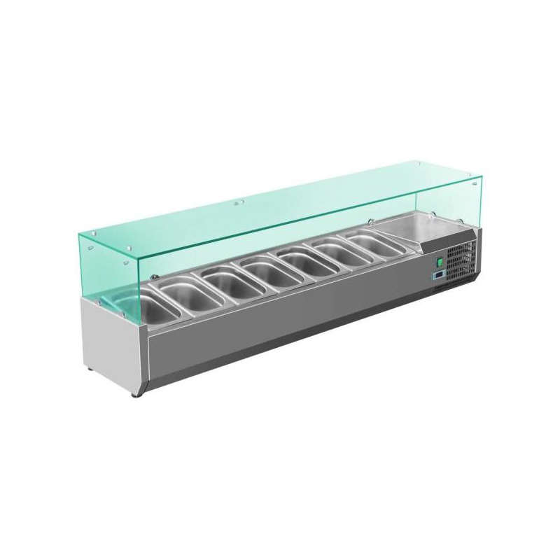 Countertop salad cooler AIRCON VRX330 1600, 7 GN 1/4