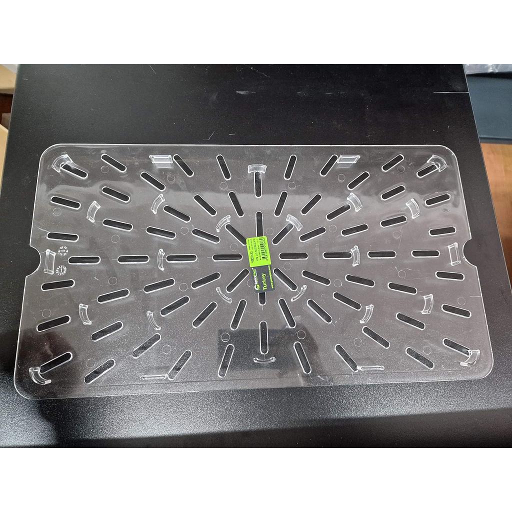 Drainage shelf for gastronorm vessel 1/2 GNPS 12