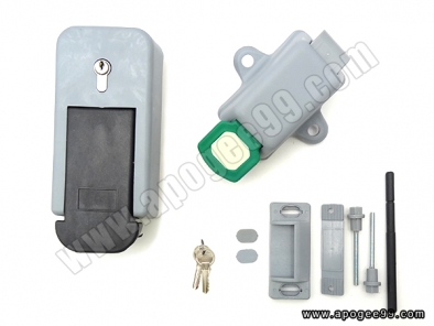 Дръжка за хладилна врата, заключващ механизъм