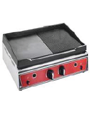 Grill GAS 500x400x200 Smooth and ribbed plate