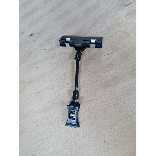 [HMK/C-34/YAVUZ] Clip with holder for price cassette 5 cm black
