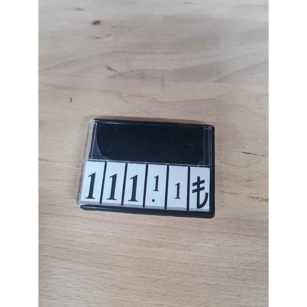 Cassette stand with label black