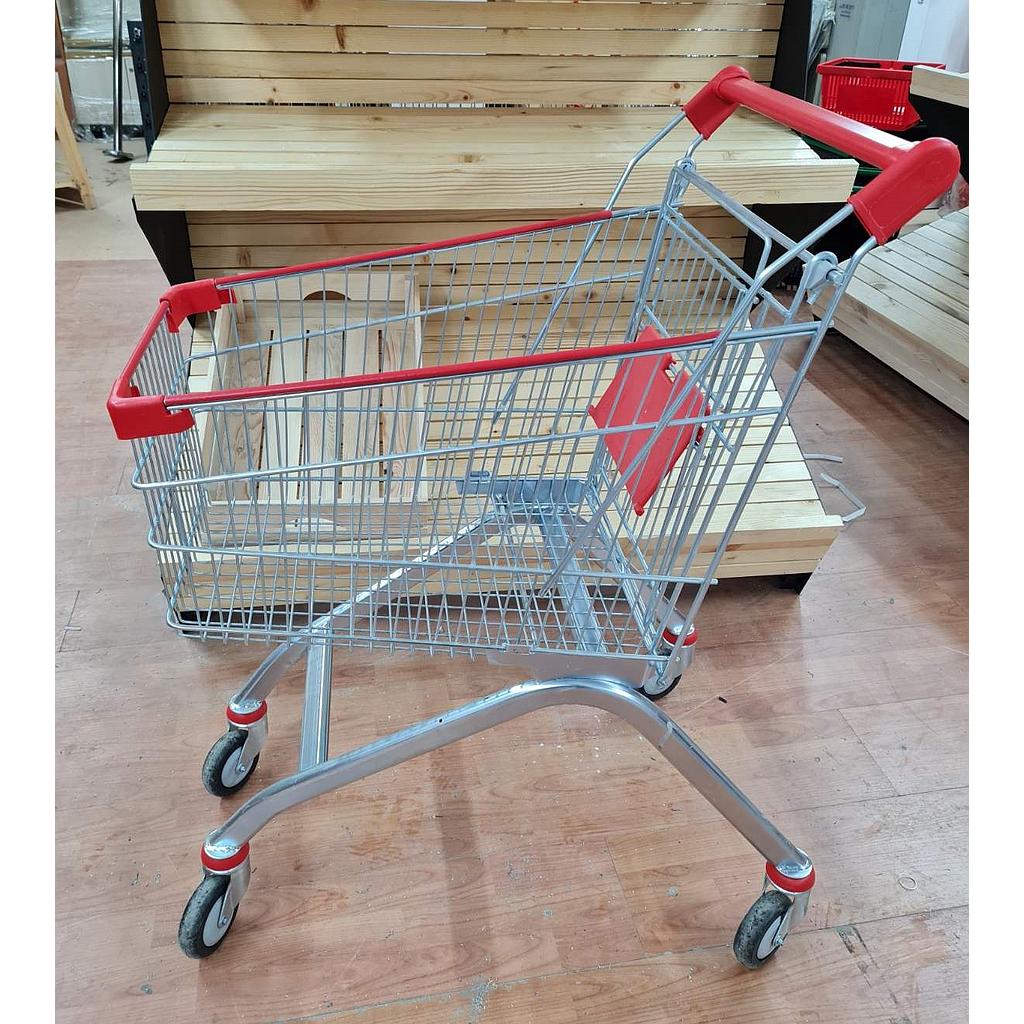 Metal shopping cart 75 liters