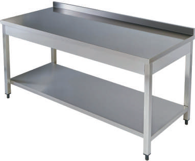 WORK TABLE WITH LOWER SHELF, 1600x600x850