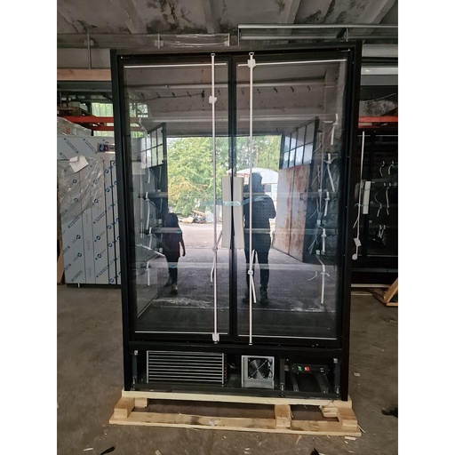 [AC.Nicole.12B] Wall-mounted refrigerated display case Nicole LK12B / 1310x770x2000mm - Plug-in/ R290